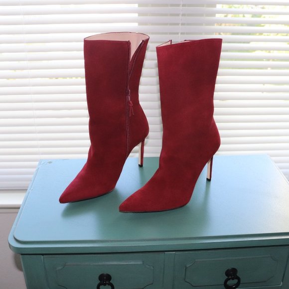 Alexandre Birman Cuba 100 Suede Bootie - Picture 1 of 11